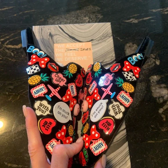 Jeffrey Campbell Ravis Button Mule - Picture 5 of 7